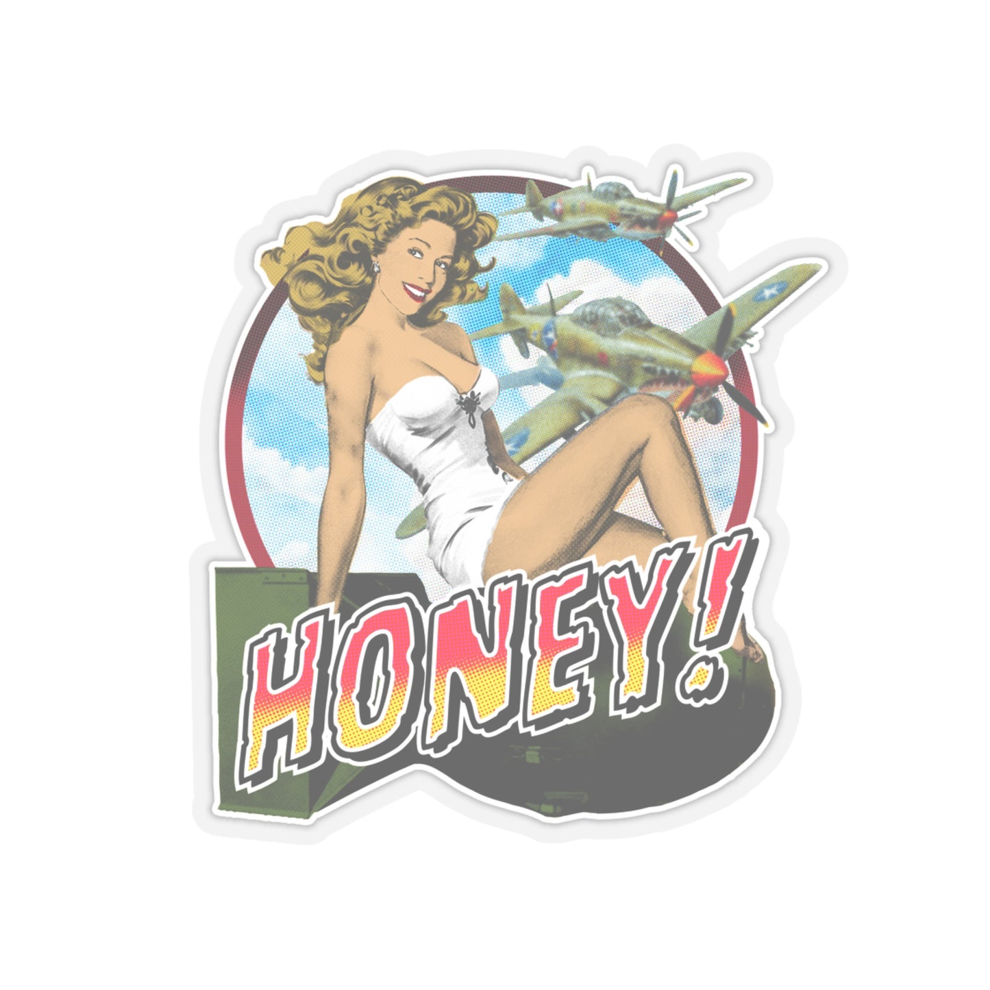Bombs Away! Kiss-Cut Stickers