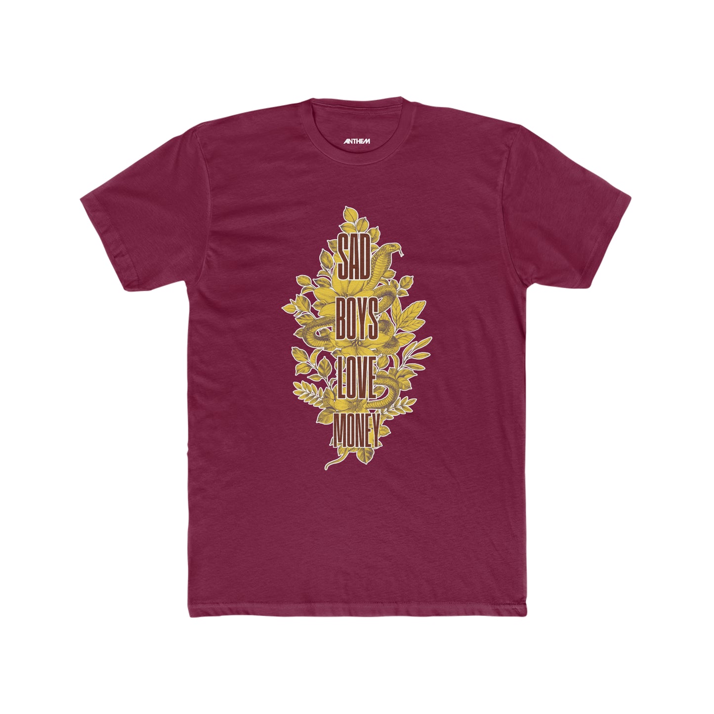 "Sad Boys Love Money" Men's Cotton Crew Tee
