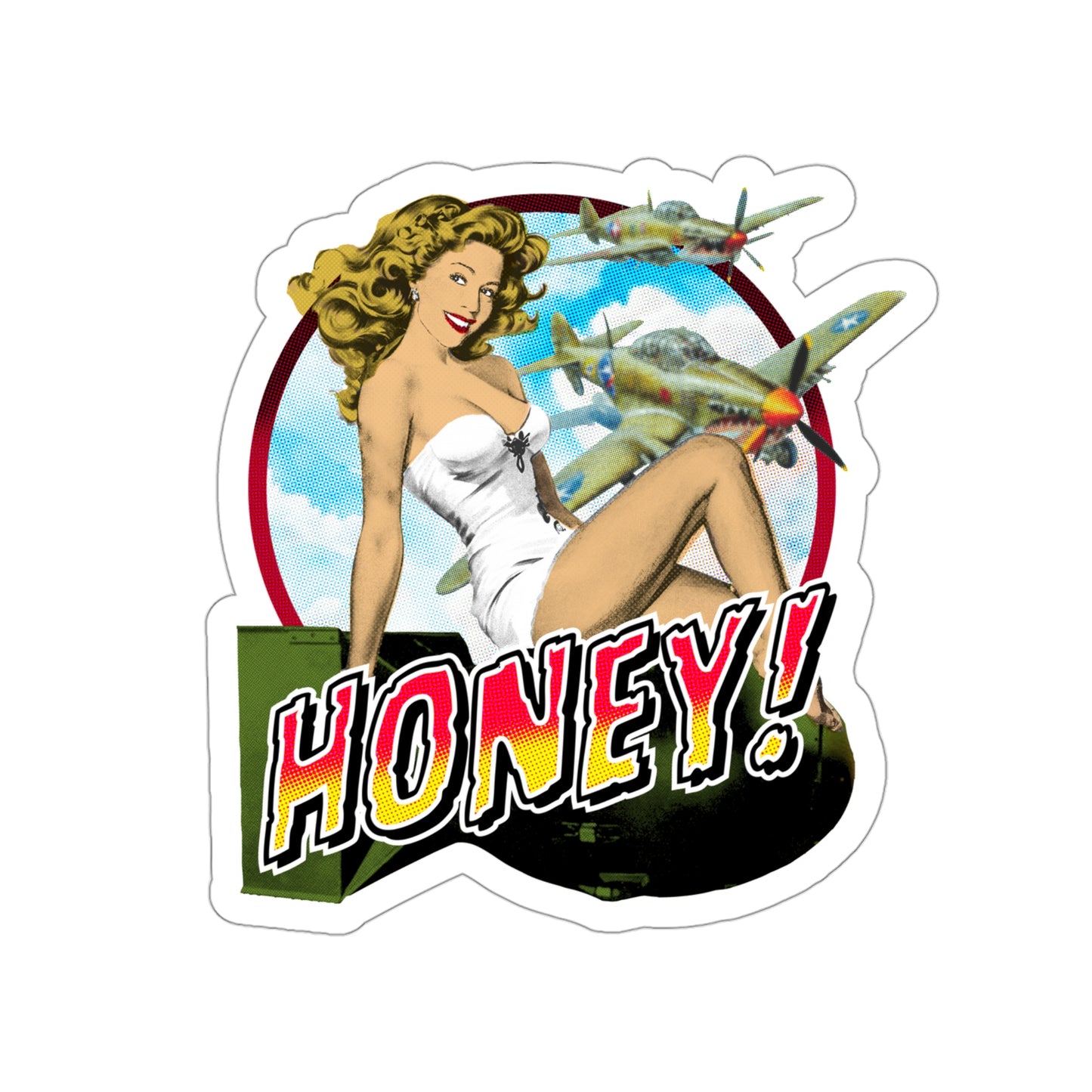 Bombs Away! Kiss-Cut Stickers