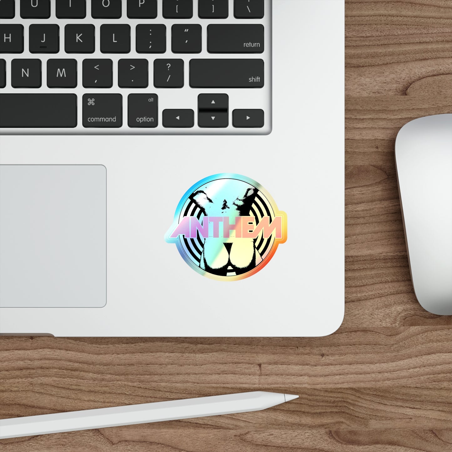 "Cue The Pulse" Holographic Die-cut Sticker