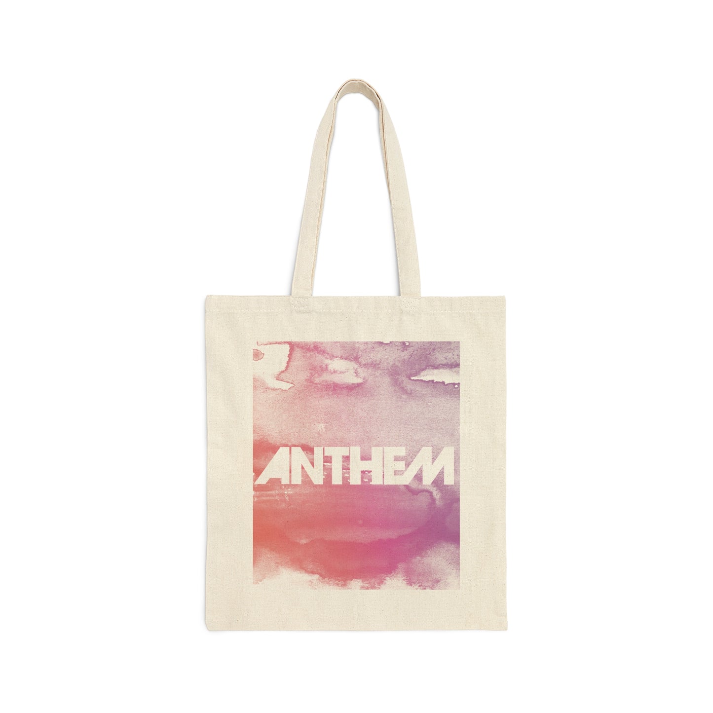 Watercolor Cotton Canvas Tote Bag