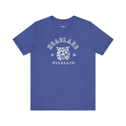 Hoagland Wildcats Retro Unisex Jersey Short Sleeve Tee