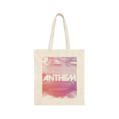 Watercolor Cotton Canvas Tote Bag